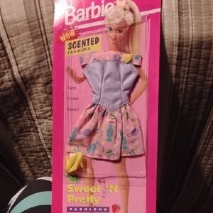 Barbie Scented Fashion Doll with Blue and Pink Outfit